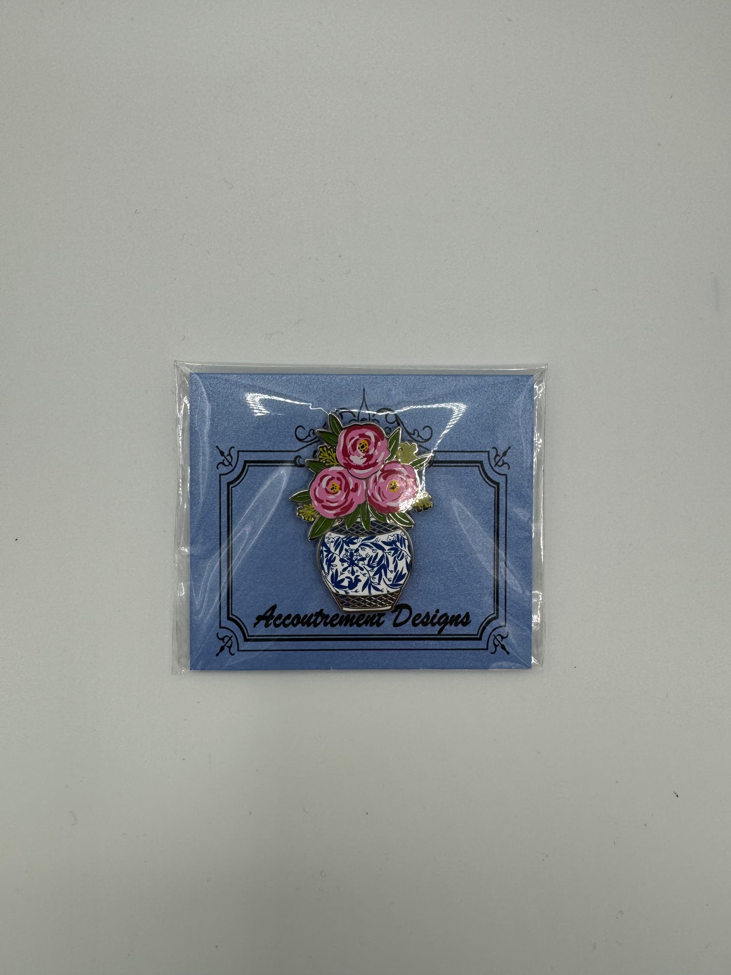 Pink Floral Needle Minder