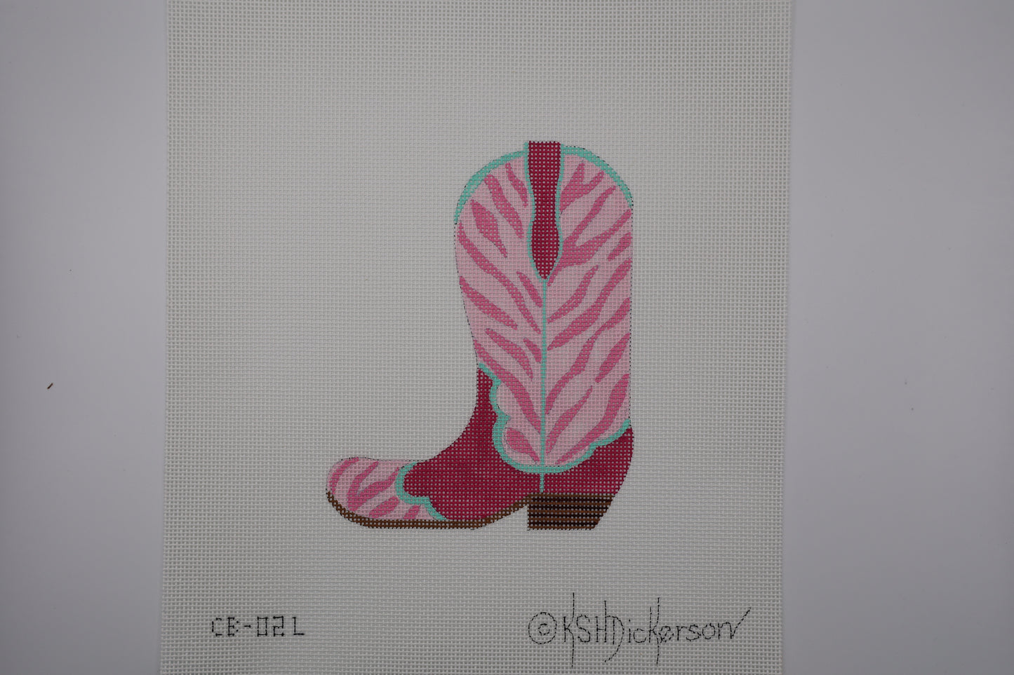 Cowgirl Boot Pink / Zebra
