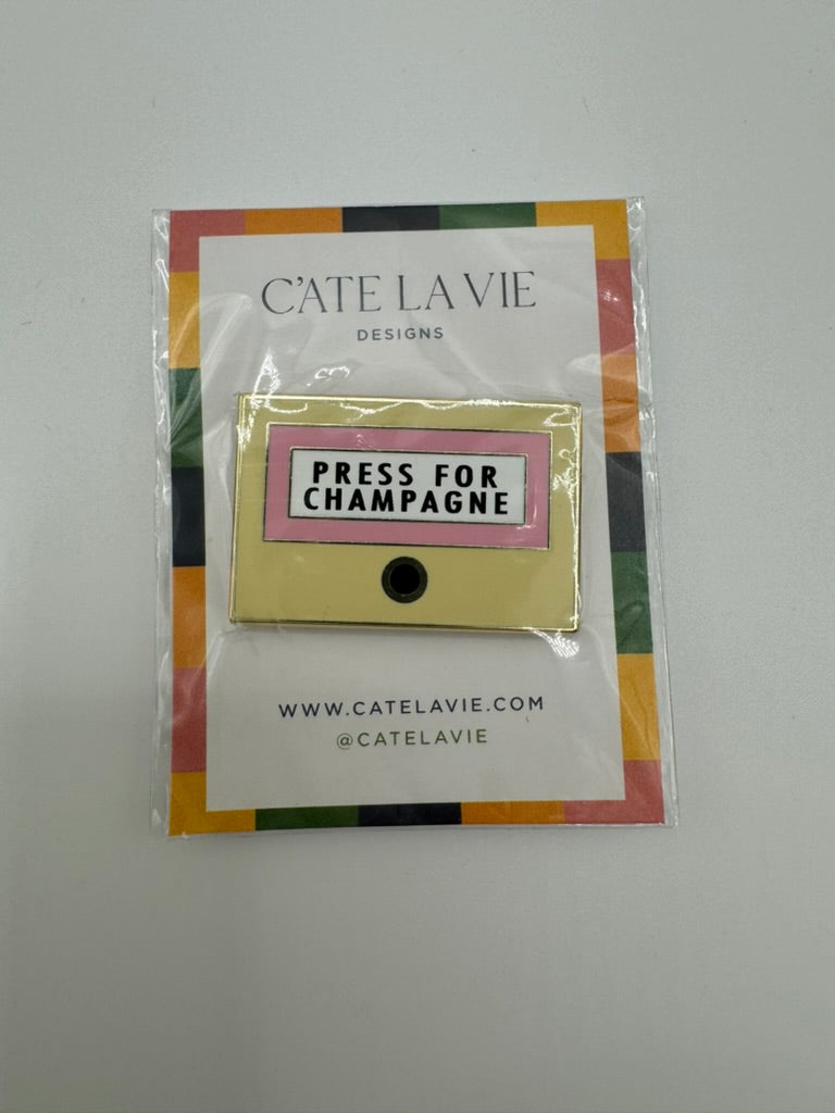 Press fFor Champagne Needle Minder