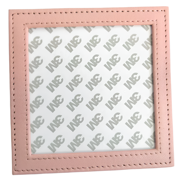 Pink Self Finishing Leather Frame