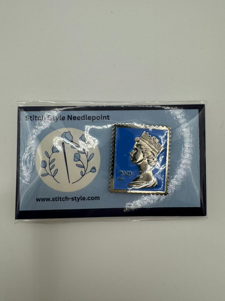 Queen Elizabth II Stamp Needle Minder