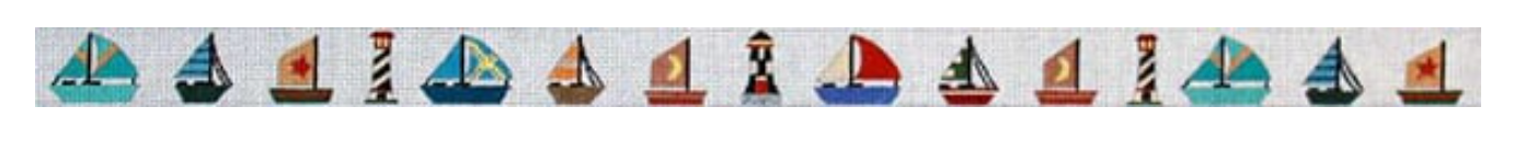 Sailboats and Lighthouses Belt