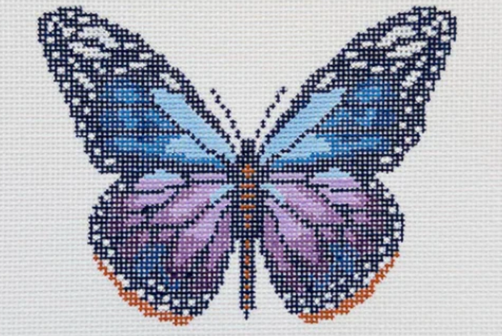Purple and Blue Monarch
