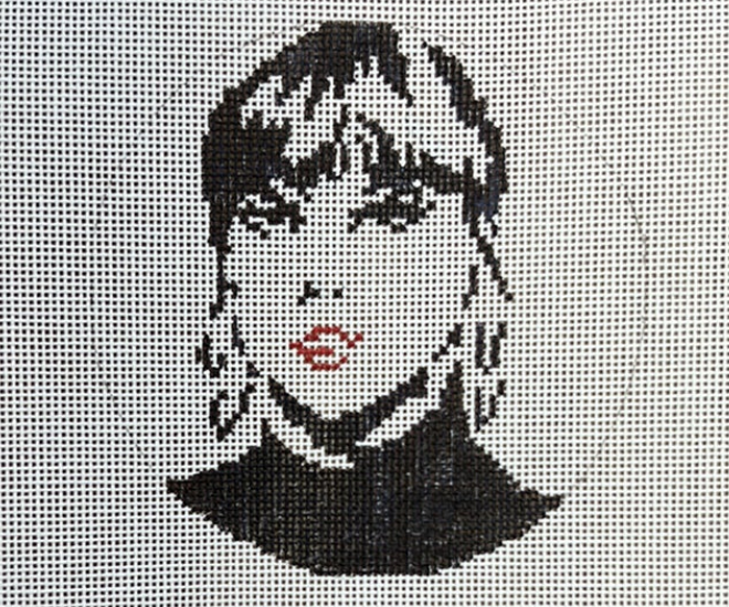Taylor Round Needlepoint Canvas