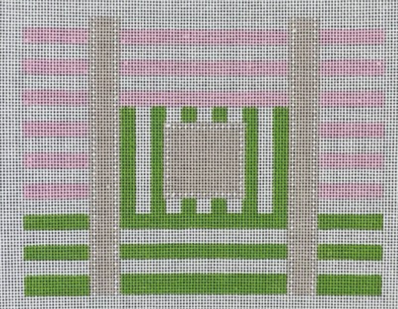 Multi Stripe Tote Blossom Stem