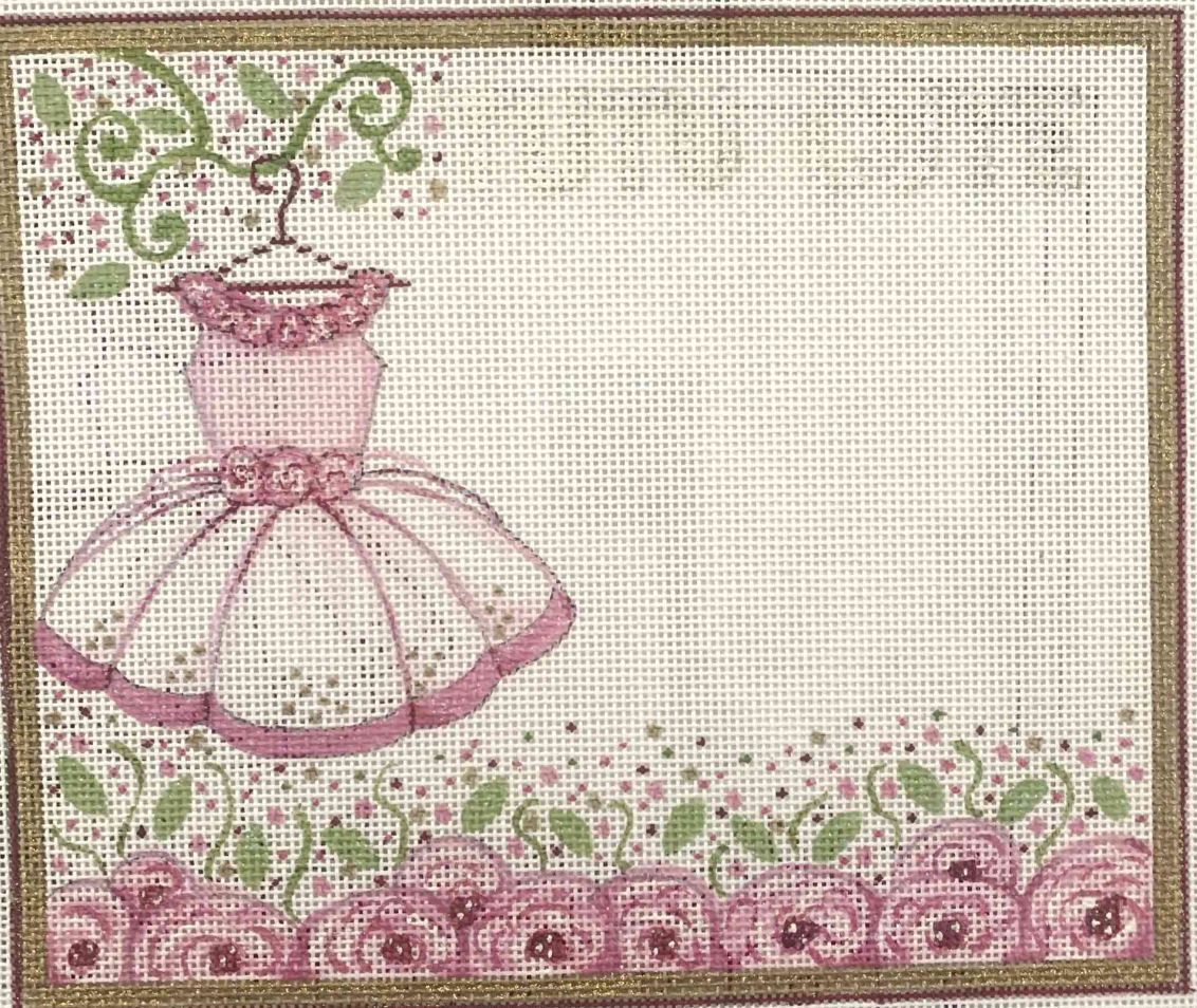 Ballerina Tutu and Roses Birth Announcement