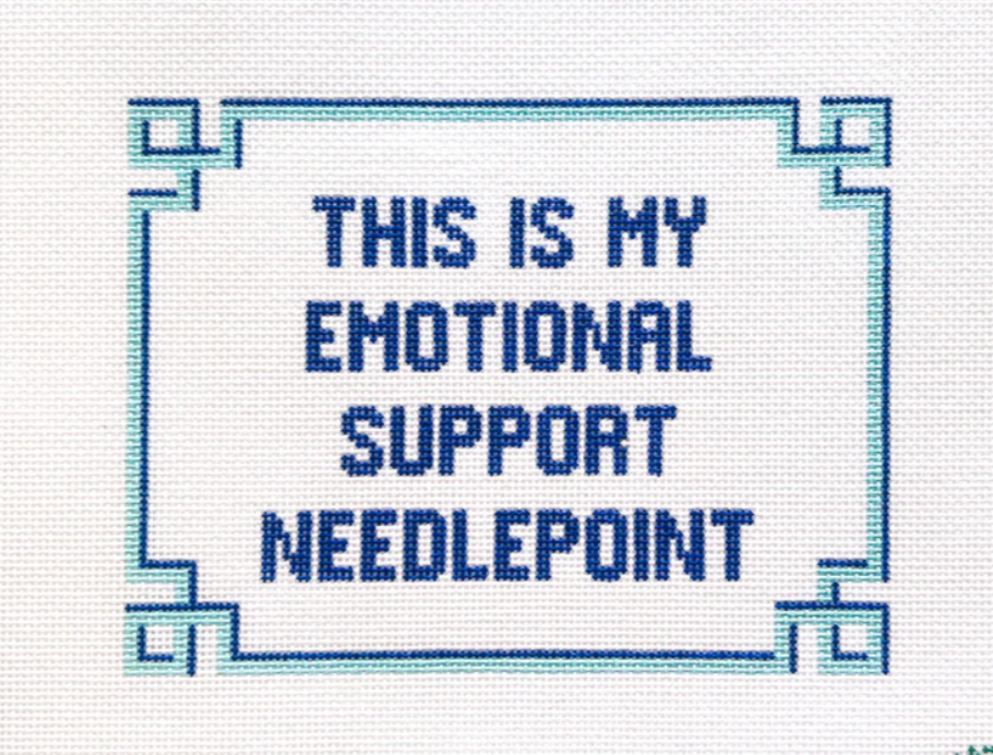 Emotional Support Needlepoint