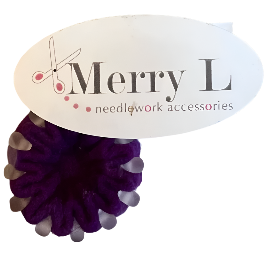 Merry L Needlework -Small Needle Minder Purple