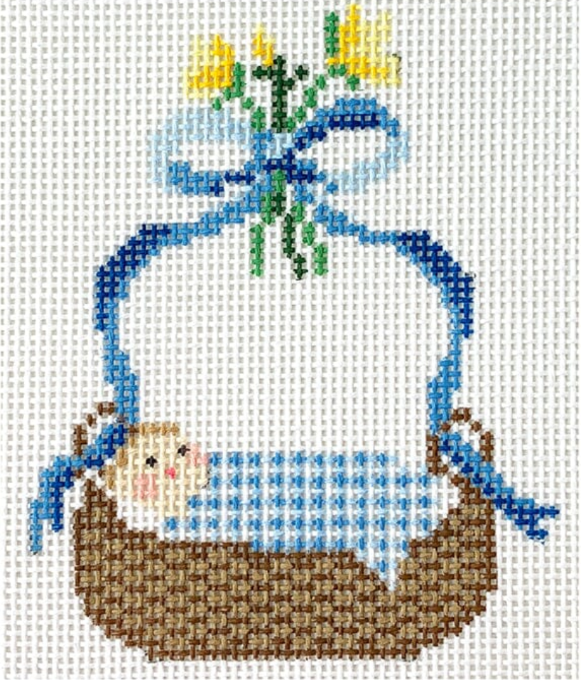 Baby Bassinet Blue