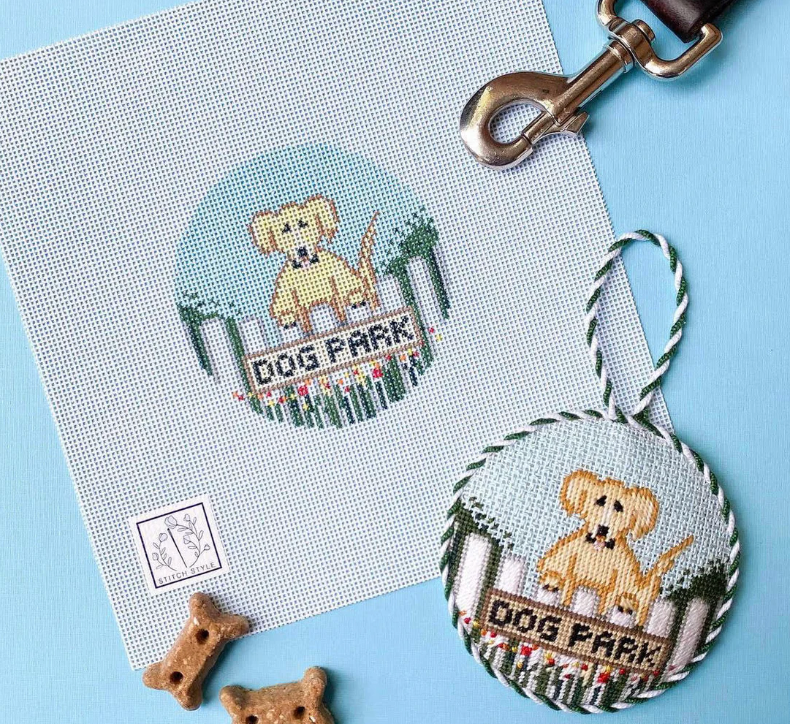 Dog Park- Yellow Dog w/ Stitch Guide