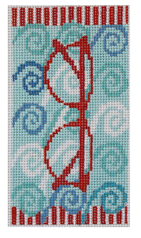 Red Glass Frame Eye Glass Case
