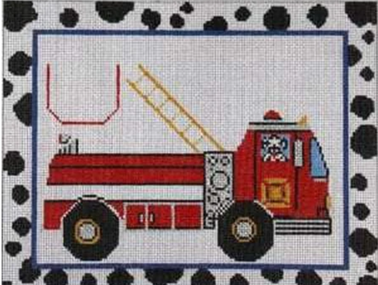 Fire Truck Tooth Fairy Pillow