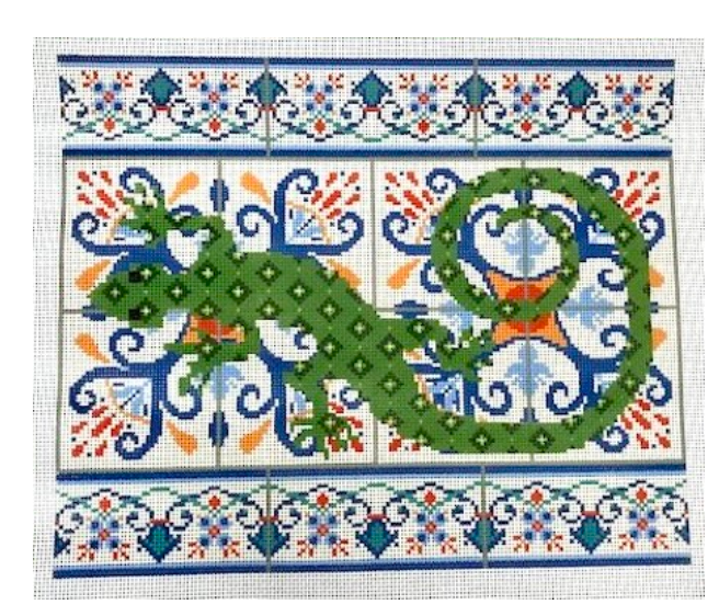 Lizard on Tile