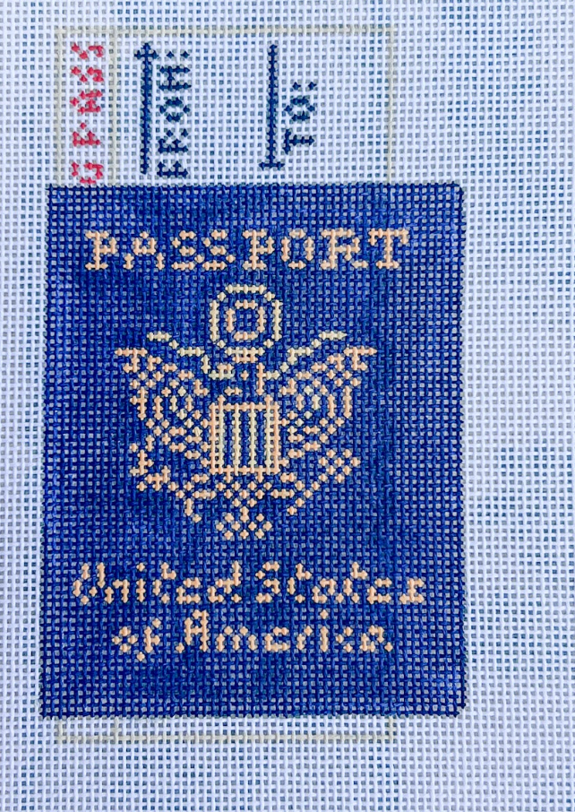 Passport Needlepoint Canvas