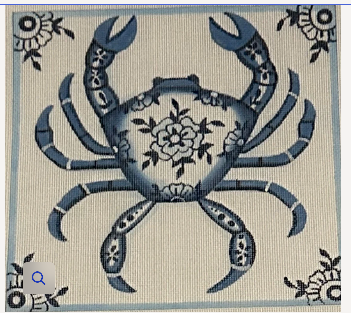 Blue Delft Crab