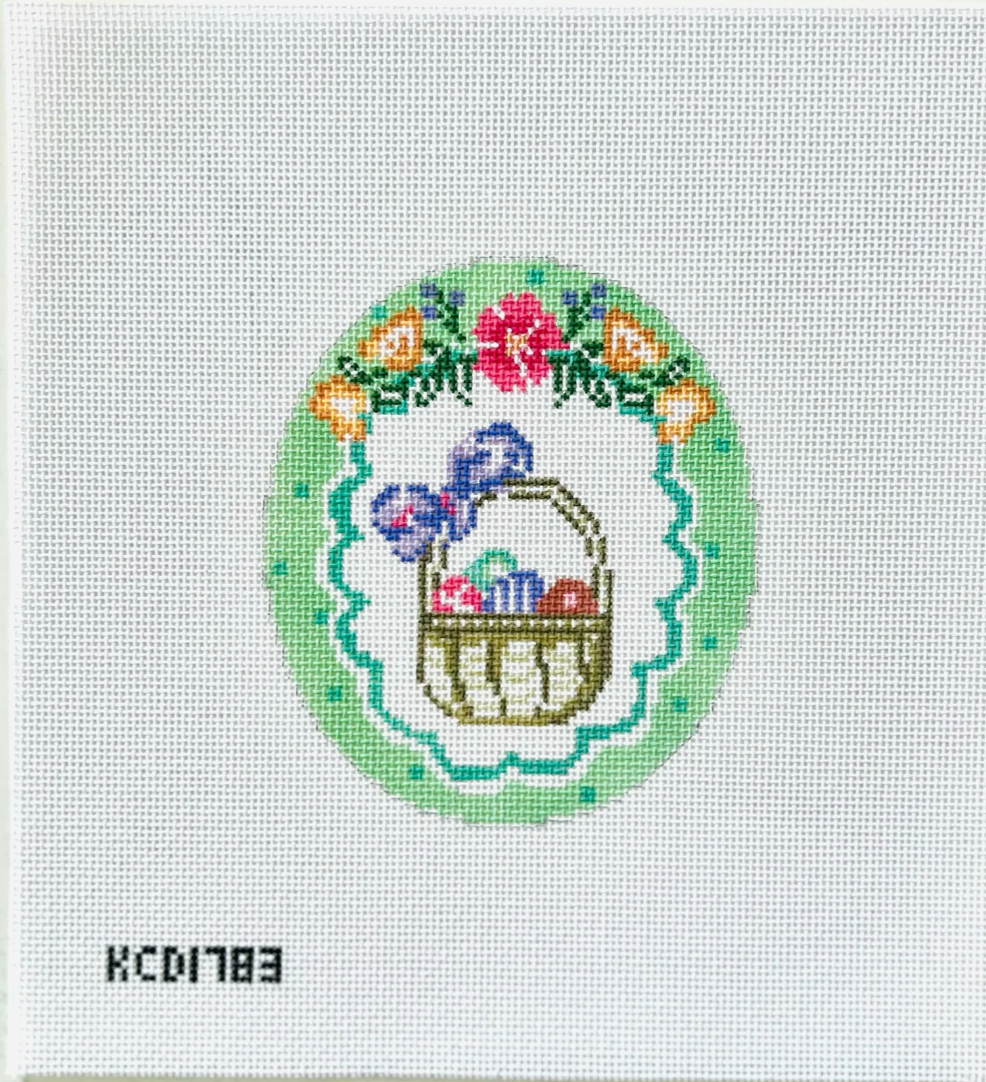 Polka Dot Easter Vignette Basket