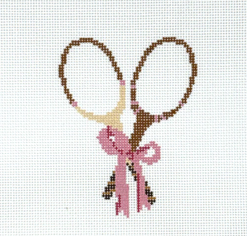 Tennis Rackets with Bow