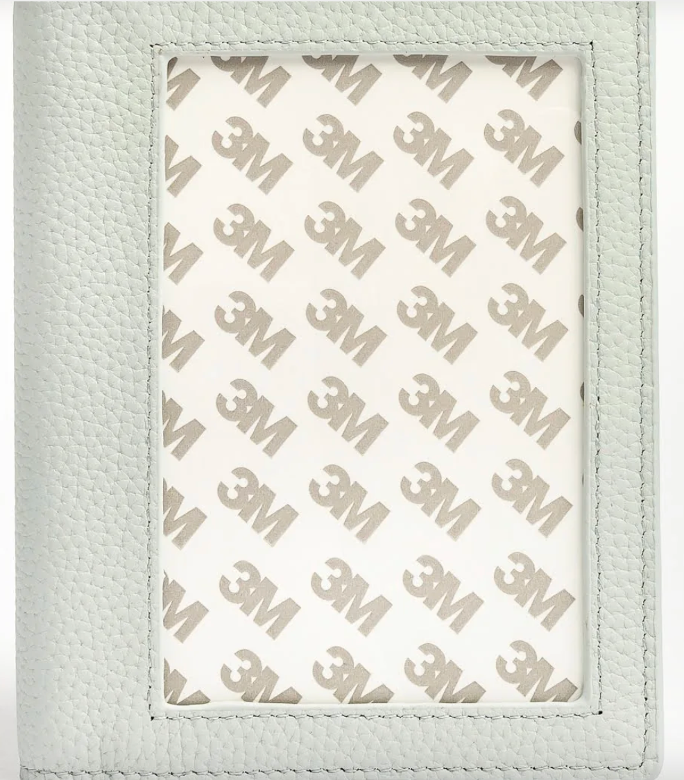 Self Finishing Passport Cover-Pebble Ice Blue