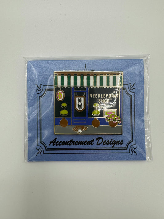 Needle Point Shop (Blue & Black) Needle Minder
