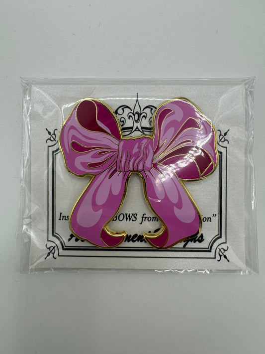 Pink Bow Needle Minder