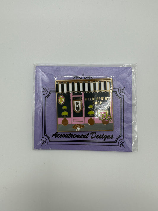 Needlepoint Shop (Pink & Black) Needle Minder