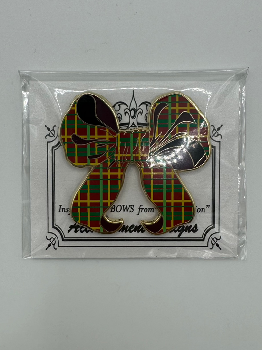 Plaid Bow Needle Minder