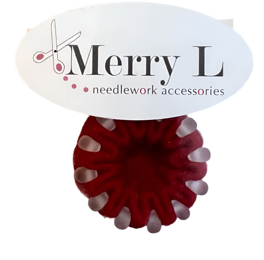 Merry L Needlework- Small Needle Minder Raspberry