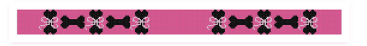 Dog Bone on Pink