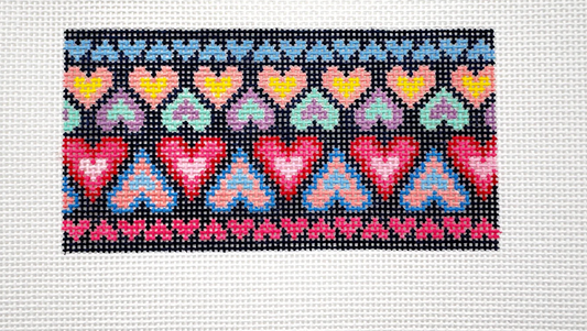 Rainbow Hearts Clutch Insert