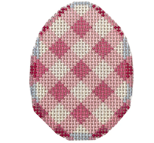 Light Pink Mini Gingham Egg