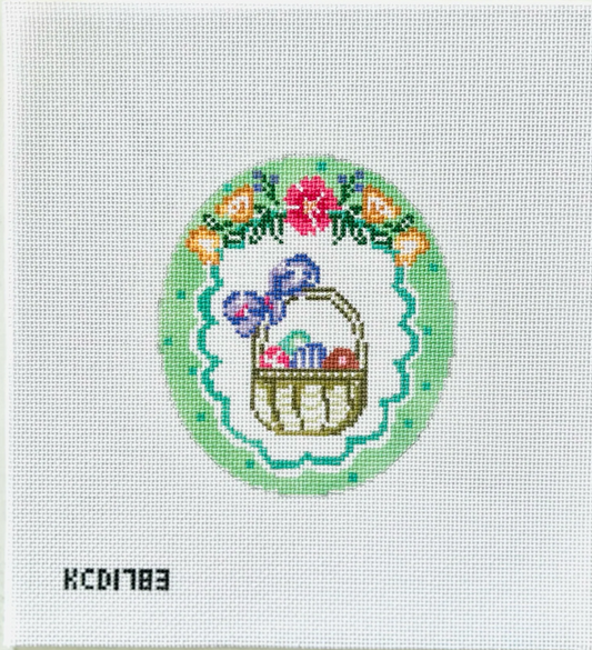 Polka Dot Easter Vignette Basket
