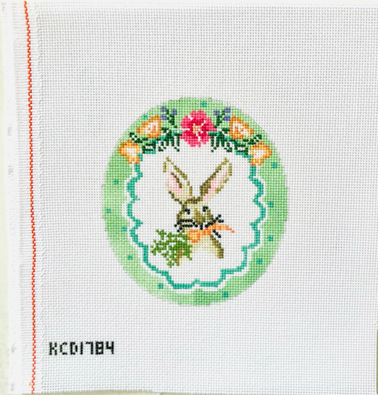 Polka Dot Easter Vignette Bunny