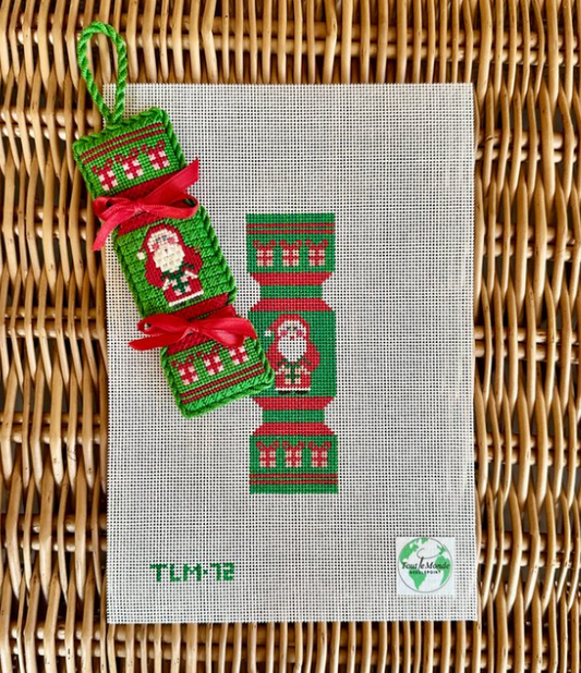 Santa with Holly-Christmas Cracker