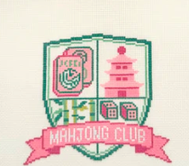 Mahjong Crest-Pink