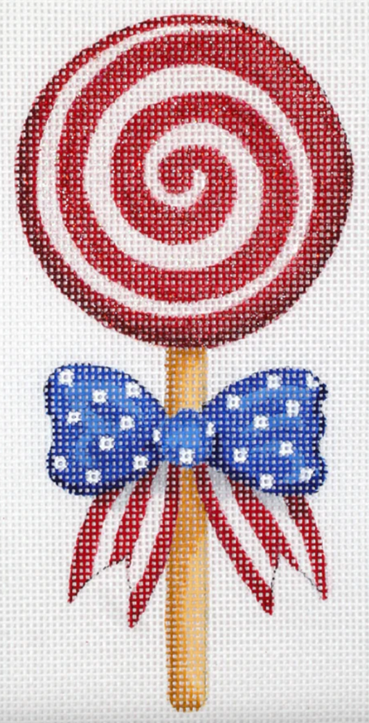 Patriotic Swirly Lollipop