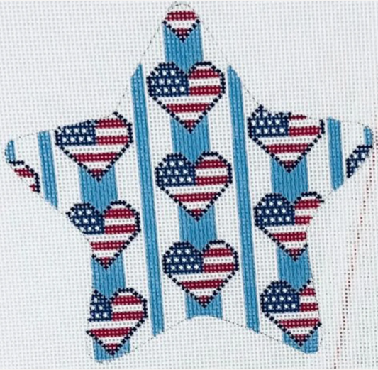 Kangaroo Paw Patriotic Heart