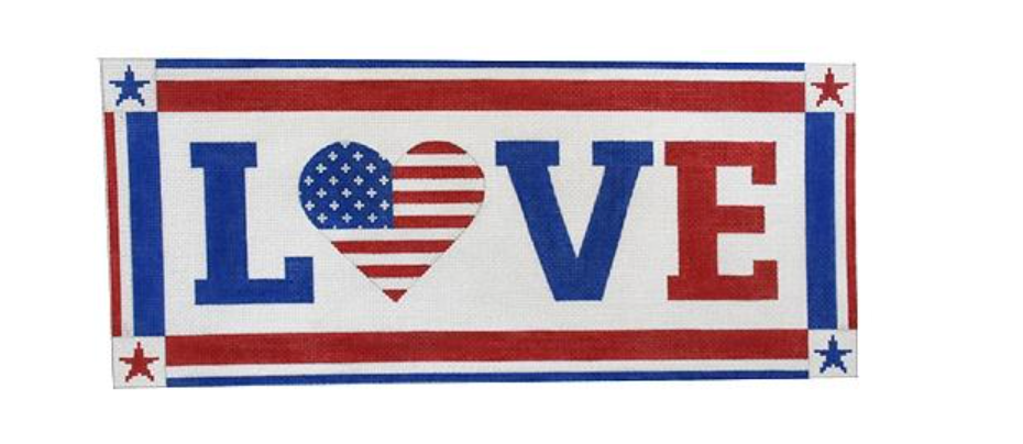 Love with Heart Flag