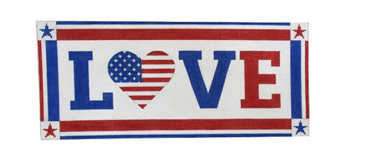 Love with Heart Flag