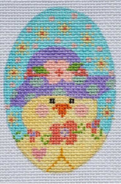 Purple Hat Chick Egg