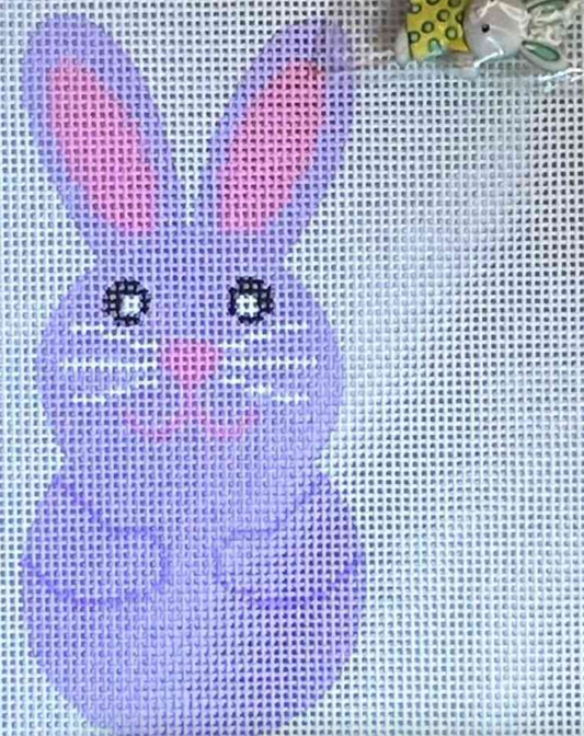 Bunny Smilies Lavender w/ Stitch Guide