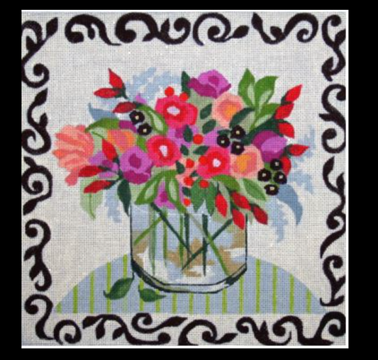 Spring Bouquet in Glass