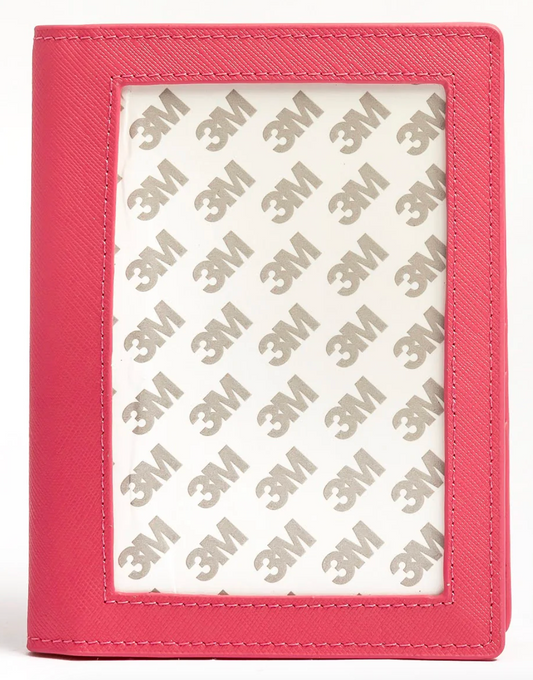 Self Finishing Passport Cover-Hot Pink
