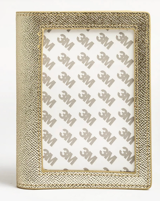 Self Finishing Passport Cover-Gold Palm