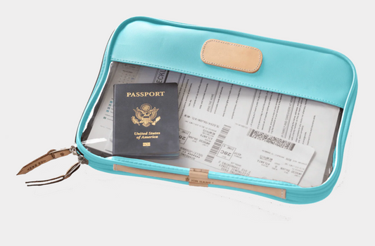 "NDLPT" Jon Hart Clear Folio-Ocean Blue