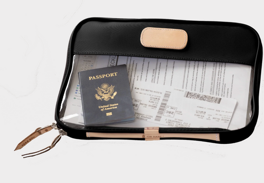 "Stitch Miami" Jon Hart Clear Folio-Black