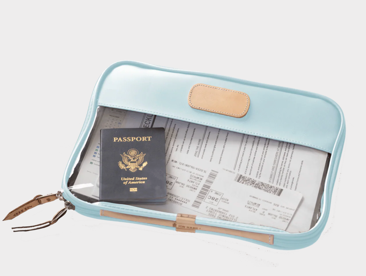 "Stitch Miami" Jon Hart Clear Folio-Ice
