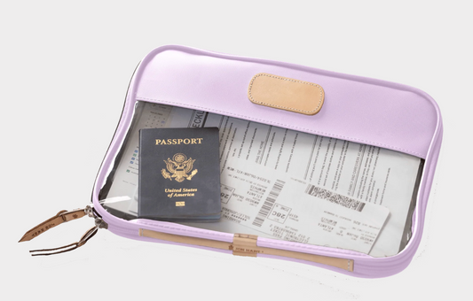 "NDLPT" Jon Hart Clear Folio-Lilac