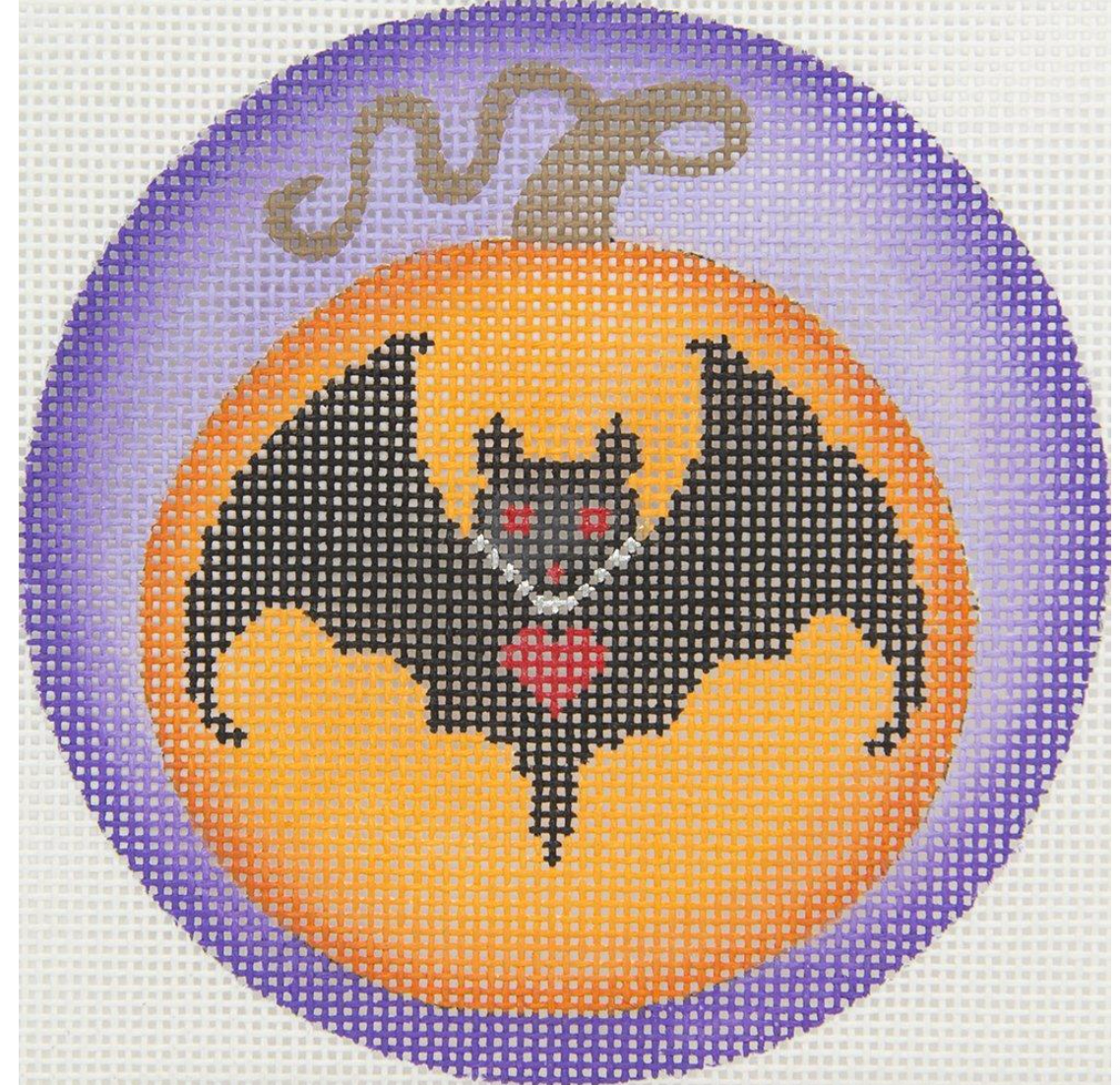Halloween Pumpkin with Bat