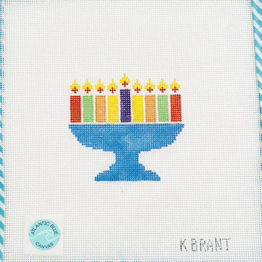 Hanukkah Menorah - Rainbow
