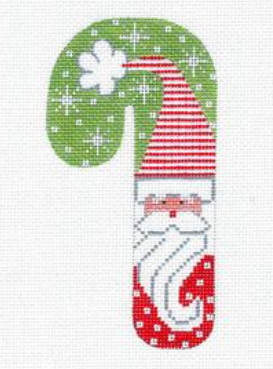 Red Stripes Santa Candy Cane